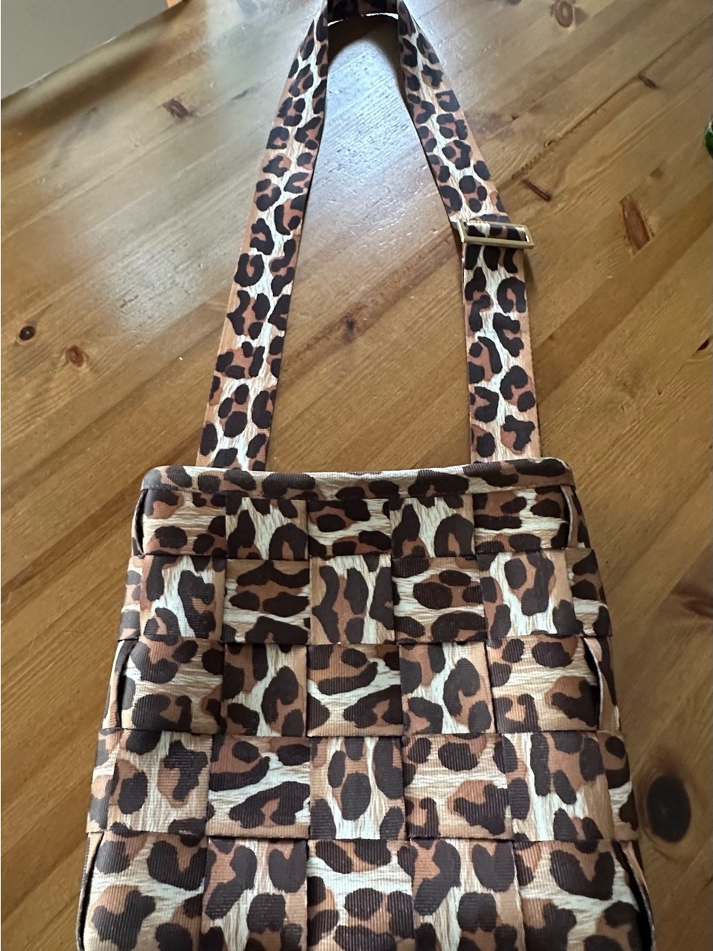 Harvey’s Leopard print Crossbody Bag - Brown/Black